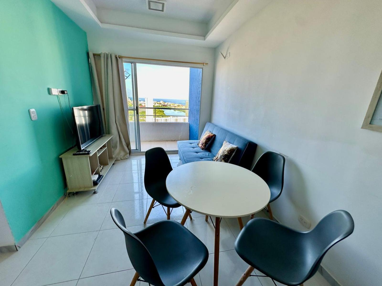 Hermosa Vista Desde El Piso 31 Cerca A Marbella Apartamento Cartagena